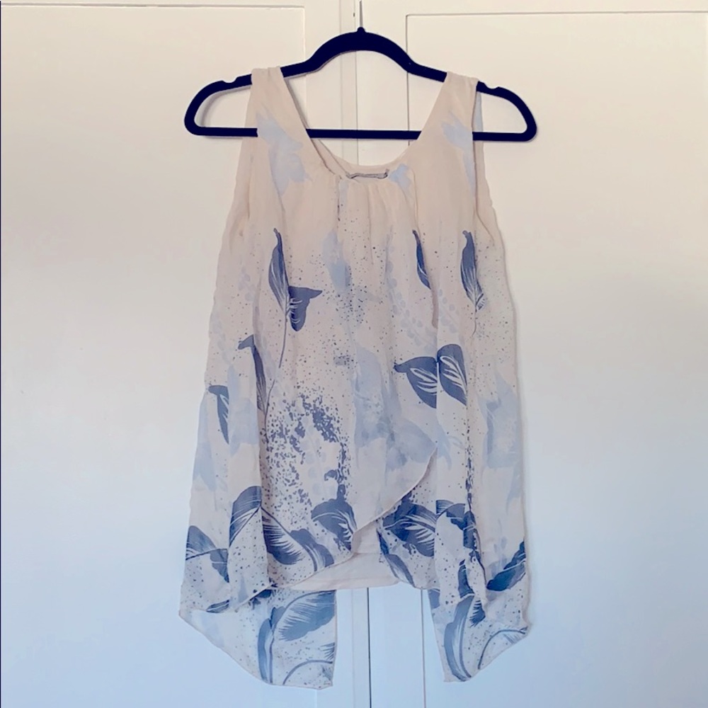 Silk Flowy Tank Top